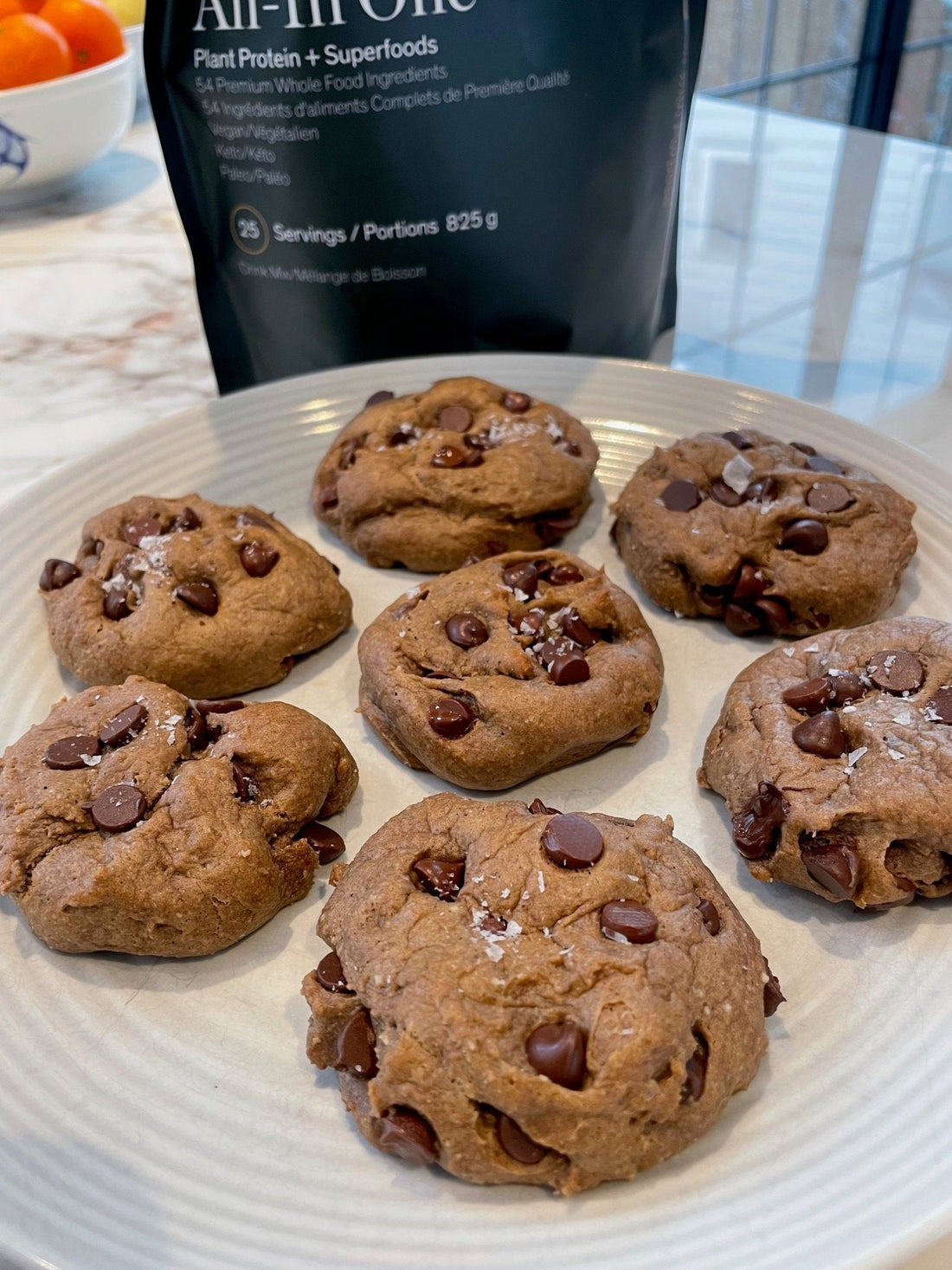 Chewy Chocolate Chip Protein Cookies - Younited Wellness