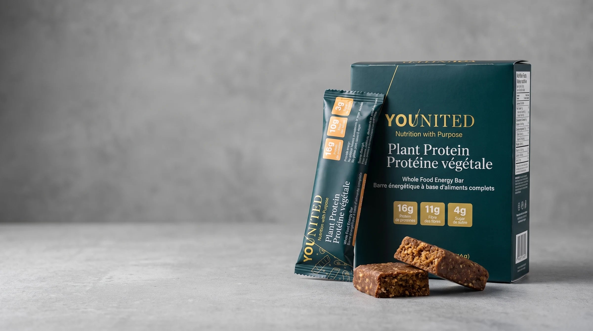 Plant Protein Bars — Younited Wellness