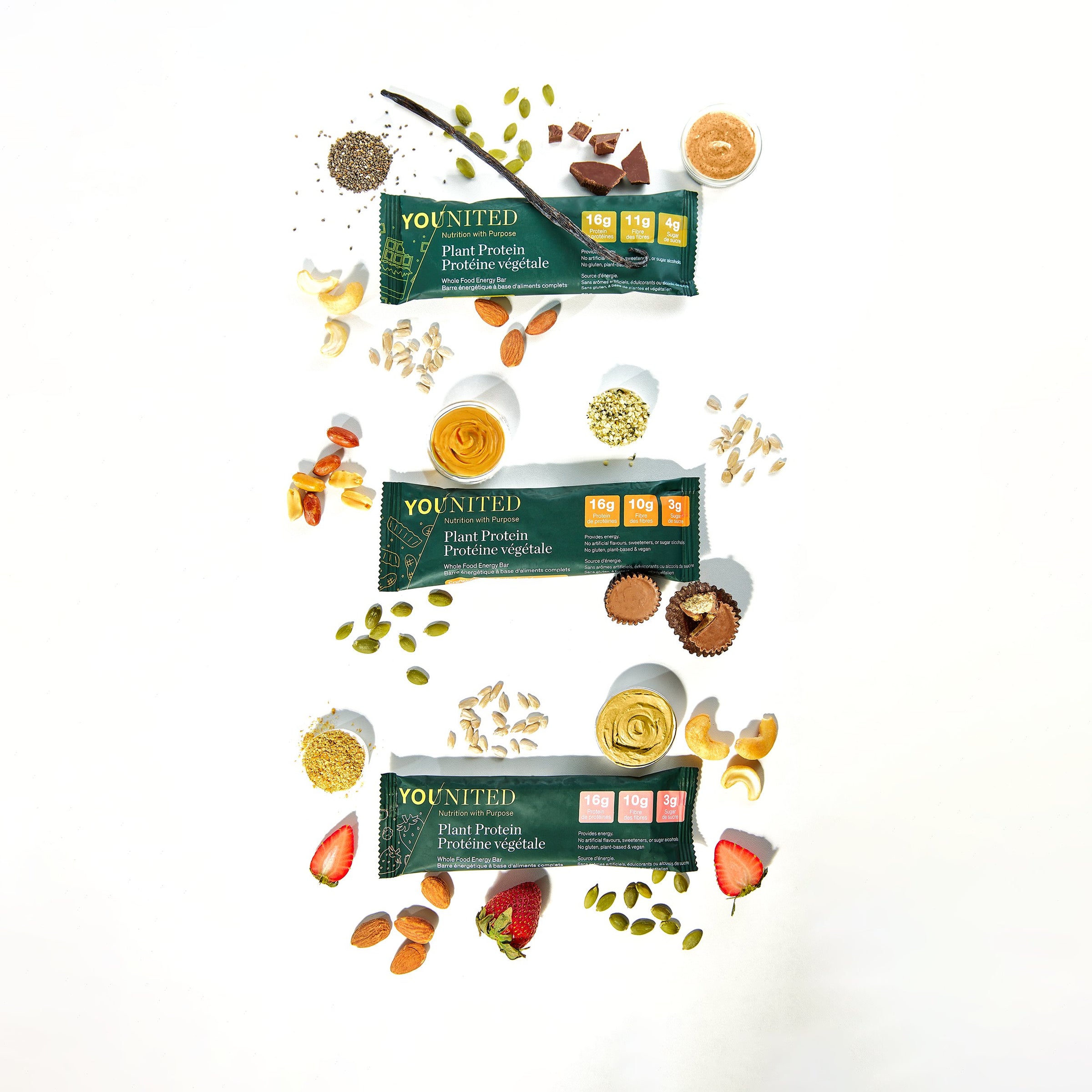 PLANT PROTEIN BARS - Younited Wellness