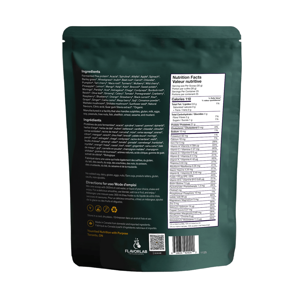 Younited Wellness All-In One Plant Protein + Superfoods
