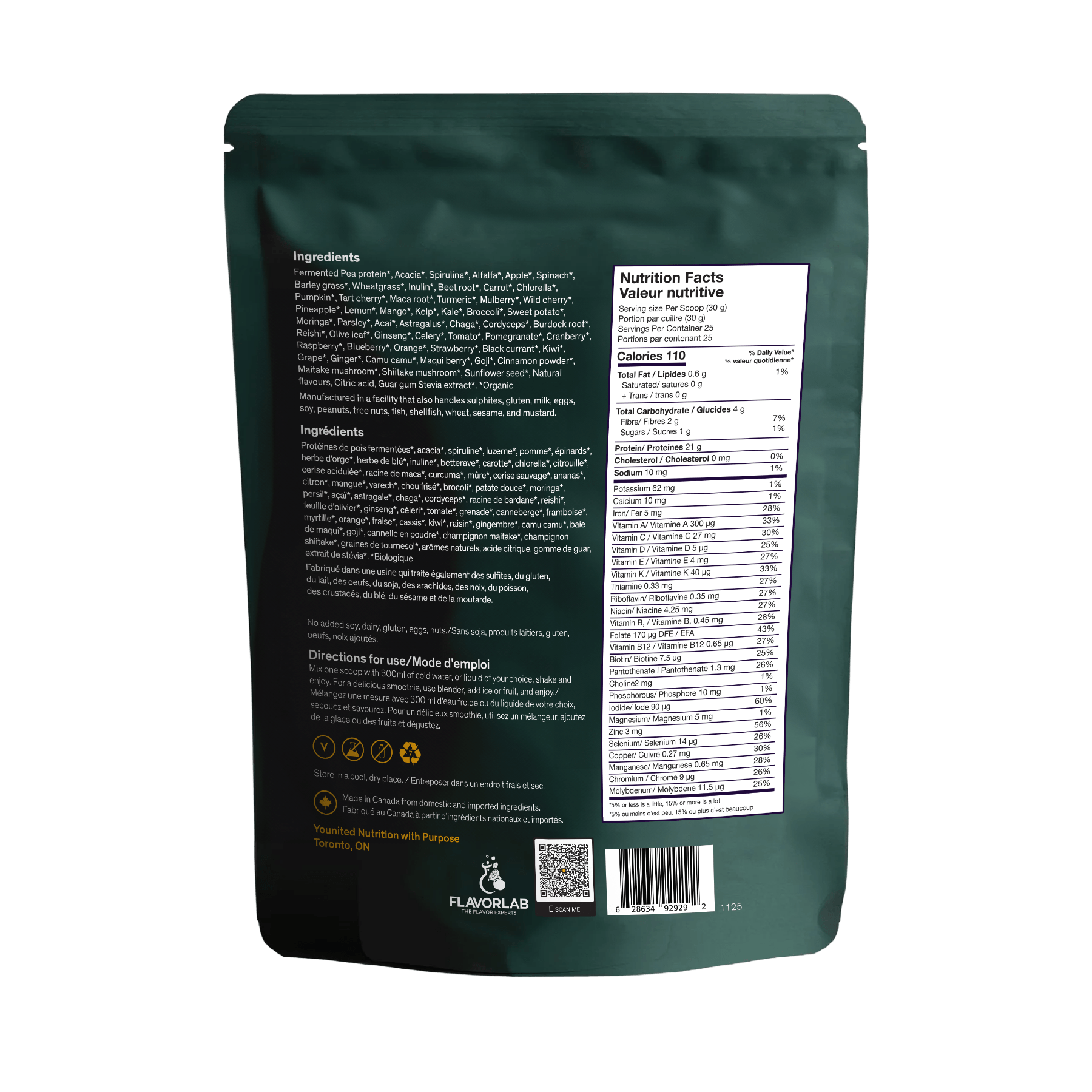 Younited Wellness All-In One Plant Protein + Superfoods