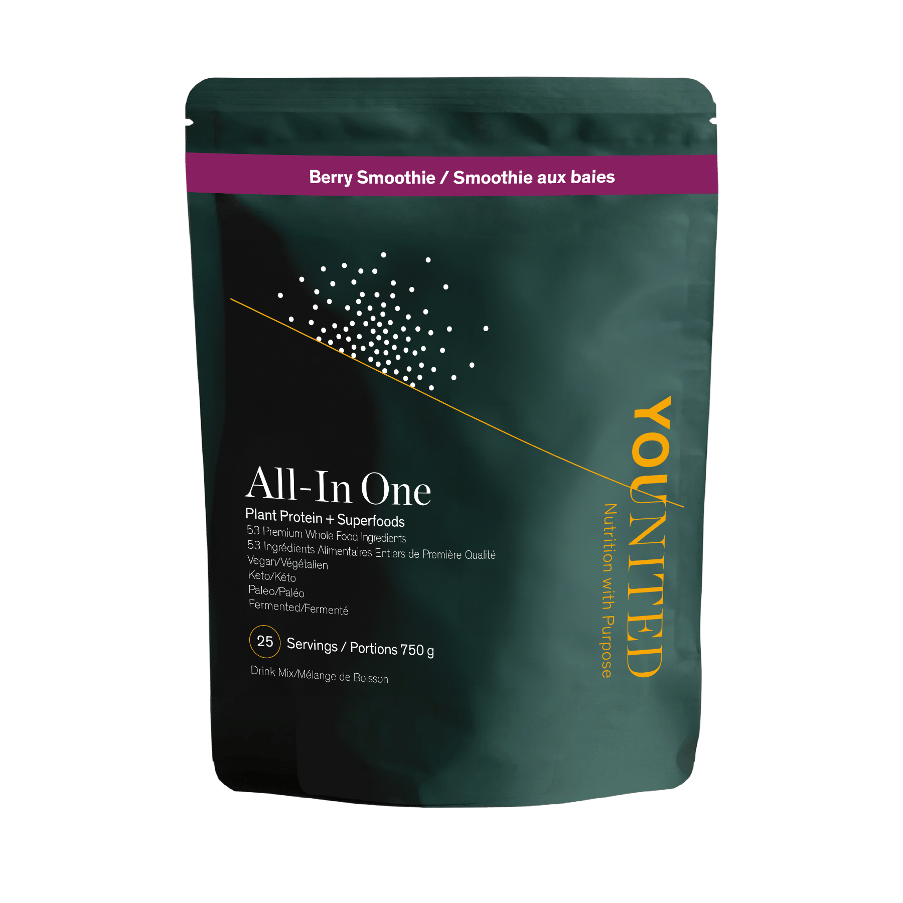 Younited Wellness Berry Smoothie All-In One Plant Protein + Superfoods