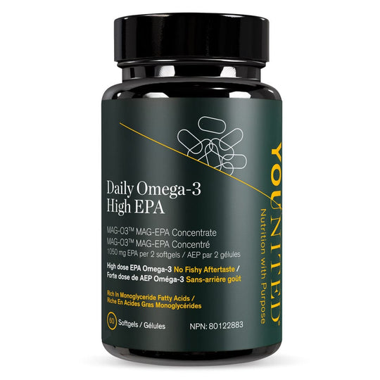 Younited Wellness Daily Omega-3 High EPA MAG-O3 monoglyceride form fish oil
