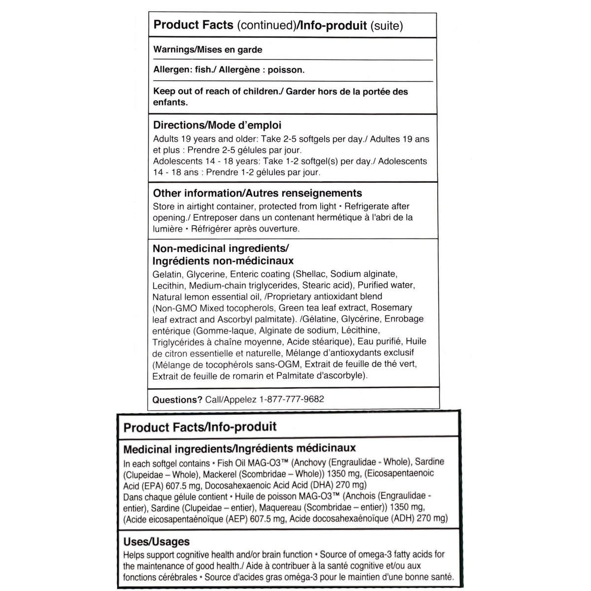 Younited Wellness Daily Omega-3 Premium MAG-O3 monoglyceride form fish oil